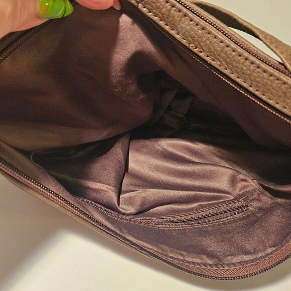 Women's Large Dark Brown Purse w/Multi Compartments EUC - Picture 11 of 16